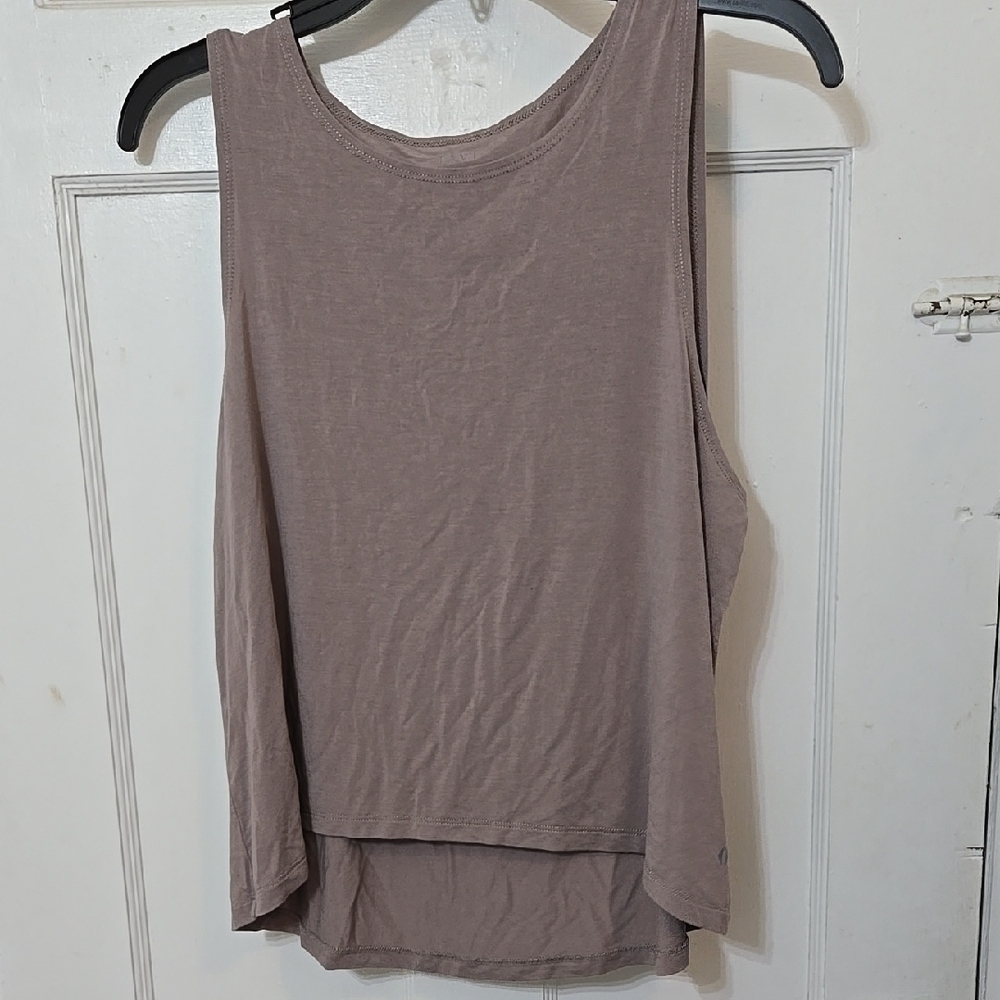 TAVI WOMENS hi LO TANK TAUPE SIZE SMALL